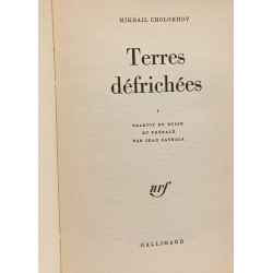 Terres défrichées - TOME 1 et 2 / Littératures soviétiques
