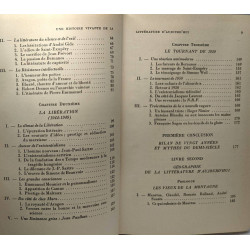 Histoire vivante de la littérature d'aujourd'hui 1939-1959