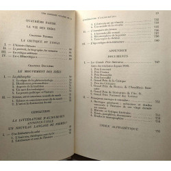 Histoire vivante de la littérature d'aujourd'hui 1939-1959