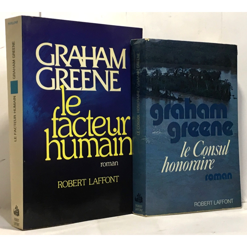 Le Facteur Humain + Le Consul honoraire --- 2 livres