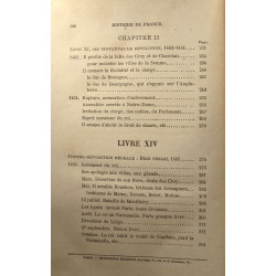 Histoire de France - Tome septième (1876) + Tome huitième (circa 1876)