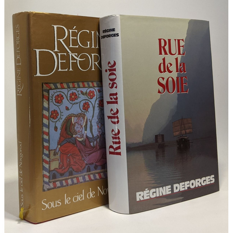 Sous le ciel de Novgorod + Rue de la soie --- 2 livres