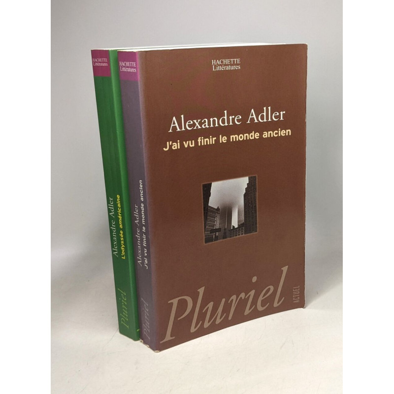 J'ai vu finir le monde ancien + L'odyssée américaine - 2 livres /...