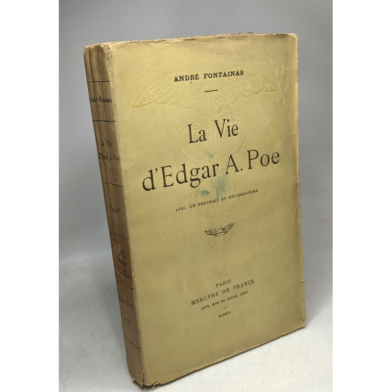 La vie d'Edgar A. Poe