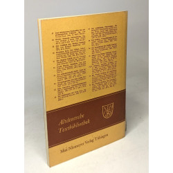 Pantaleon / altdeutsche textbibliothek n°21