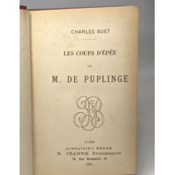Les coups d'épée de M. de Puplinge