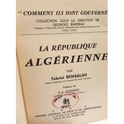 La république algérienne