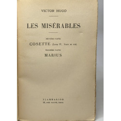 Les misérables - TOME I: Fantine Cosette + TOME II: Cosette (fin)...