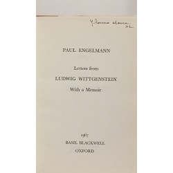 Letters from Ludwig Wittgenstein with a Memoir