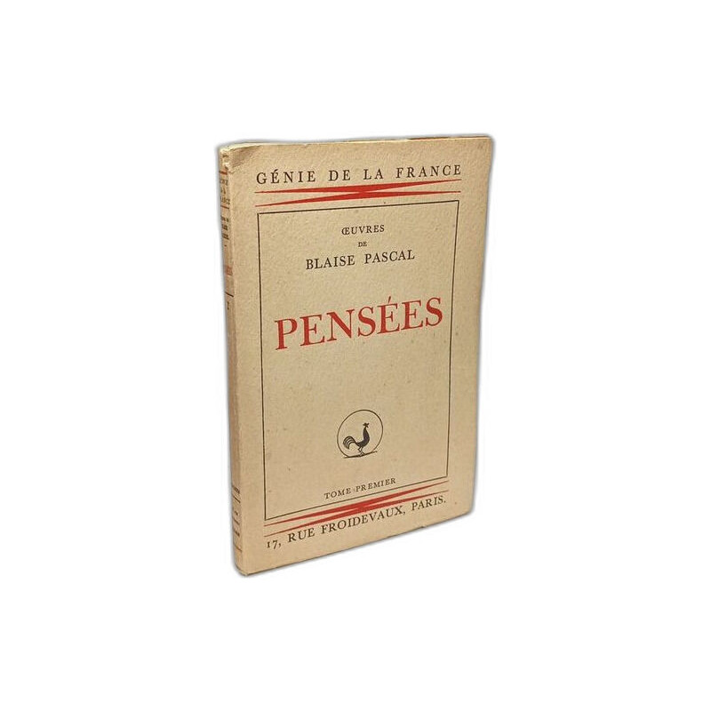 Pensées - TOME PREMIER