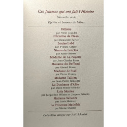 Ces femmes qui onf fait l'Histoire 13 titres: La princesse...