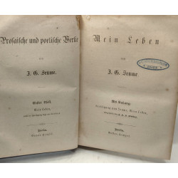 Prolaische und poetische werke - 4 Bände: 1-3 + 4-5 + 6-8 + 9-10