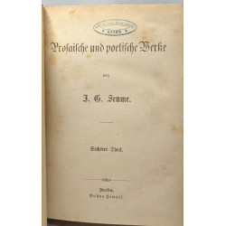 Prolaische und poetische werke - 4 Bände: 1-3 + 4-5 + 6-8 + 9-10
