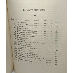 OEUVRES : La Lampe de Psyché - Mimes - La croisade des enfants -...
