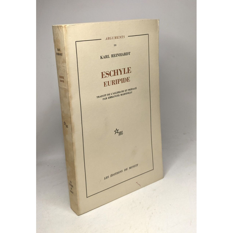 Eschyle Euripide - Arguments N°53