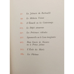 Theatre de Moliere - VOLUME 1 -2 - 3 - 4