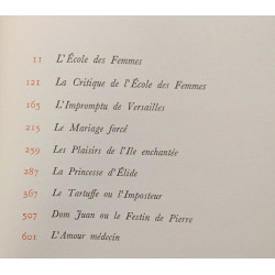 Theatre de Moliere - VOLUME 1 -2 - 3 - 4