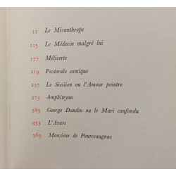Theatre de Moliere - VOLUME 1 -2 - 3 - 4