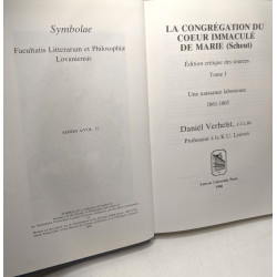 La Congrégation Du Coeur Immaculé de Marie (Scheut): une naissance...