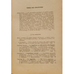 Magnétisme hypnotisme suggestion