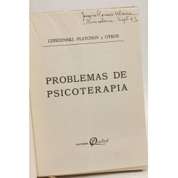 Problemas de psicoterapia