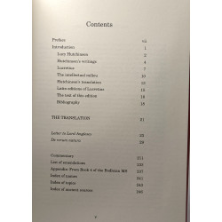 De Rerum Natura - Lucy Hutchinson's translation