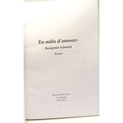 En mâle d'amours