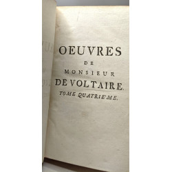 La Henriade et autres ouvrages TOME QUATRIEME des Oeuvres de...