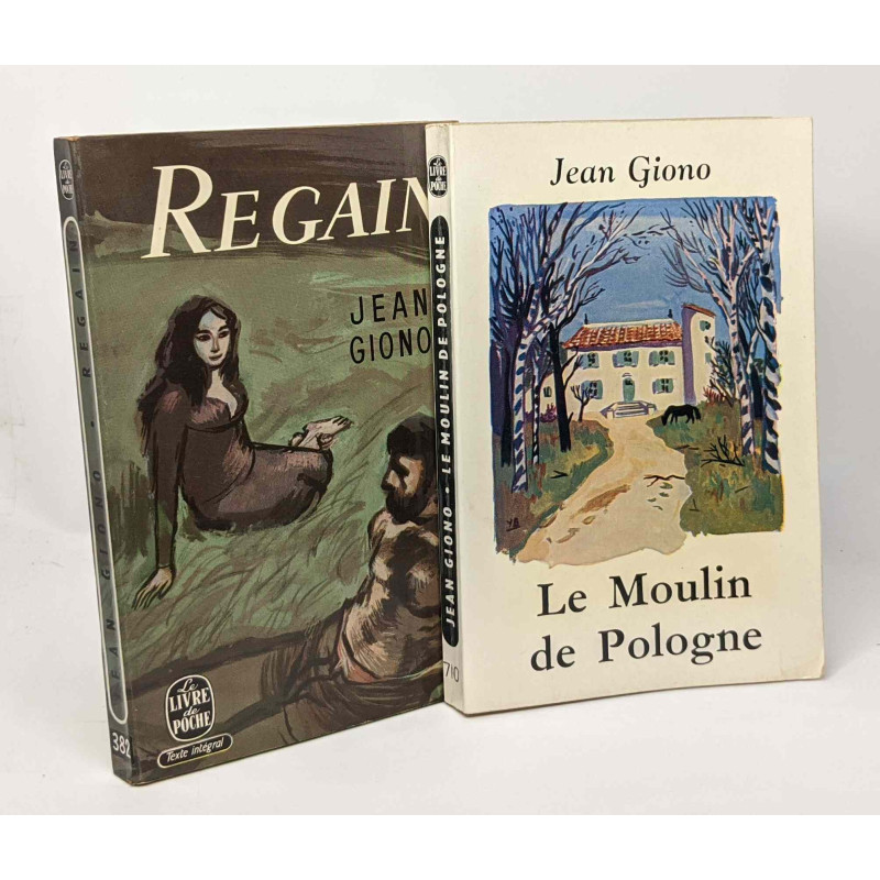Le moulin de Pologne + Regain --- 2 livres