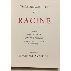 Théâtre complet - Racine - TOME I II et III - collection héritage...