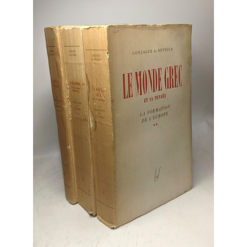 Le monde grec et sa pensée - TOME 2 (1944) + TOME 3 (1944) + TOME...