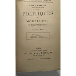 Politiques et moralistes du XIXe siècle. Saint Simon - Fourier -...