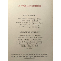 Miss Harriet Les Soeurs Rondoli