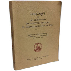 Les Recherches des Instituts Francais de Sciences Humaines en Asie