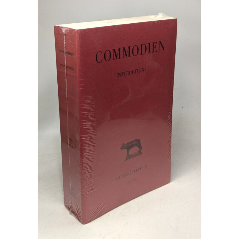 Commodien Instructions (Collection Des Universites De France Serie...