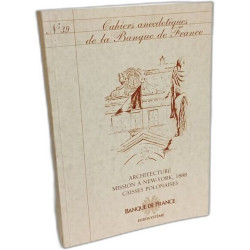 Cahiers anecdotiques de la banque de france -n°39 -...