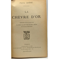 La chèvre d'or - précédée d'une étude sur la vie et les oeuvres de...