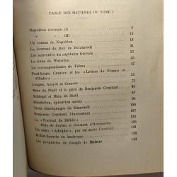 XIXe siècle autour de Chateaubriand / Courrier littéraire