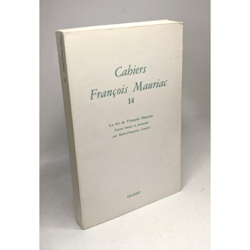 Cahiers numéro 14 / François Mauriac