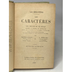 Les caractères ou les moeurs de ce siècle - précédés du discours...