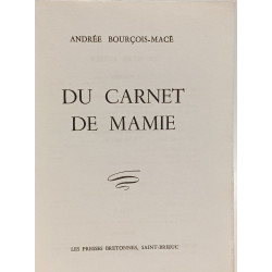Du carnet de mamie