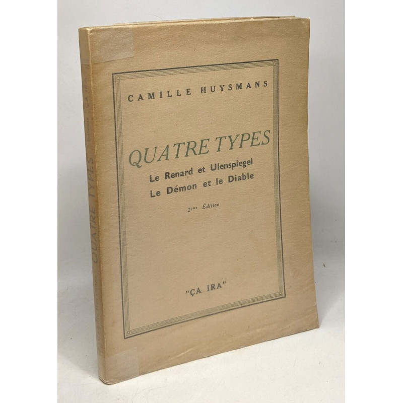 Quatre types - Le renard et Ulenspiegel Le démon et le Diable ---...