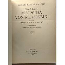 Choix de lettres à Malwida von Meysenbug - avant propos de Edouard...