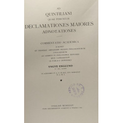 Ad quintiliani quae feruntur declamationes maiores adnotationes