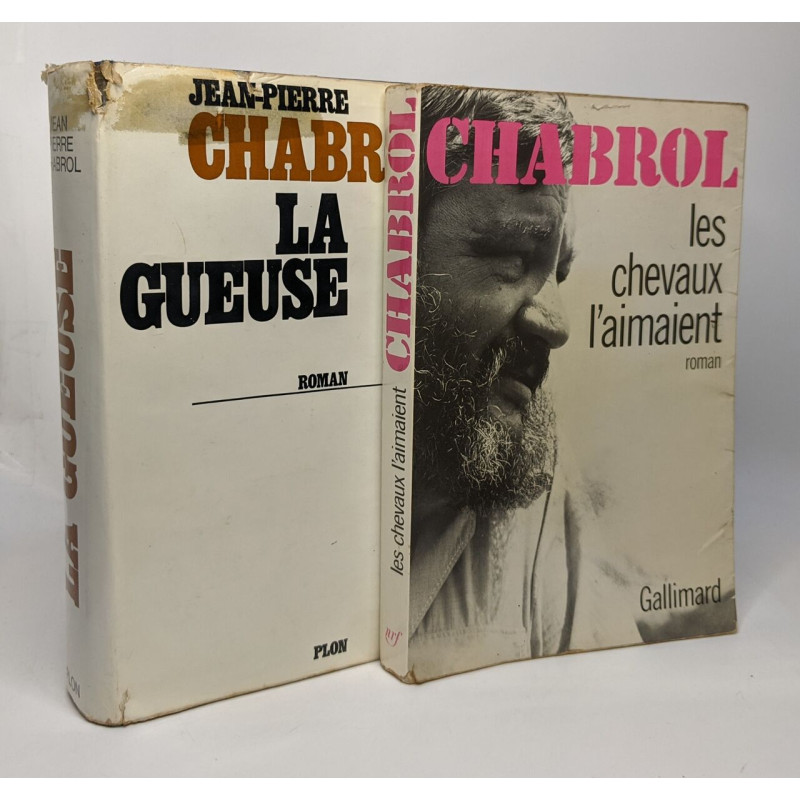 La gueuse + Les chevaux l'aimaient --- 2 livres