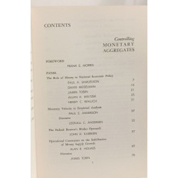 Controlling monetary Aggregates. Monetary Conference June 1969
