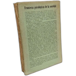Fronteras psicologicas de la sociedad