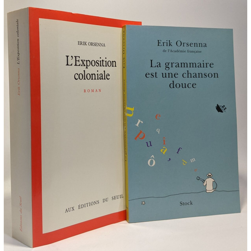 L'Exposition coloniale + La grammaire est une chanson --- 2 livres