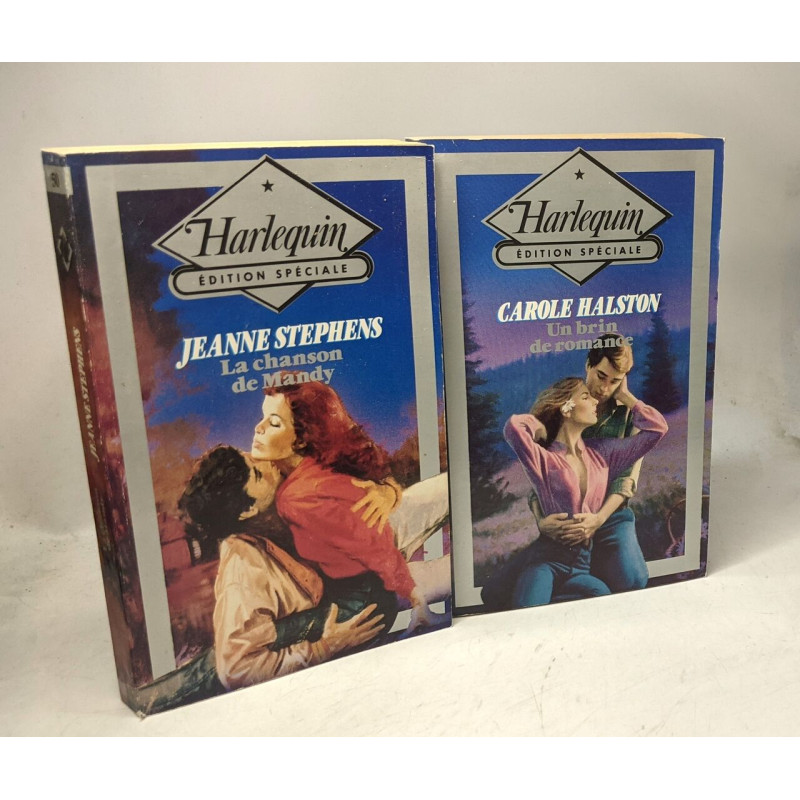 Un brin de romance + La chanson de Mandy --- 2 volumes Harlequin...