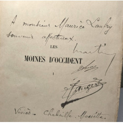Les moines d'Occident depuis saint Benoit jusqu'à saint Bernard...